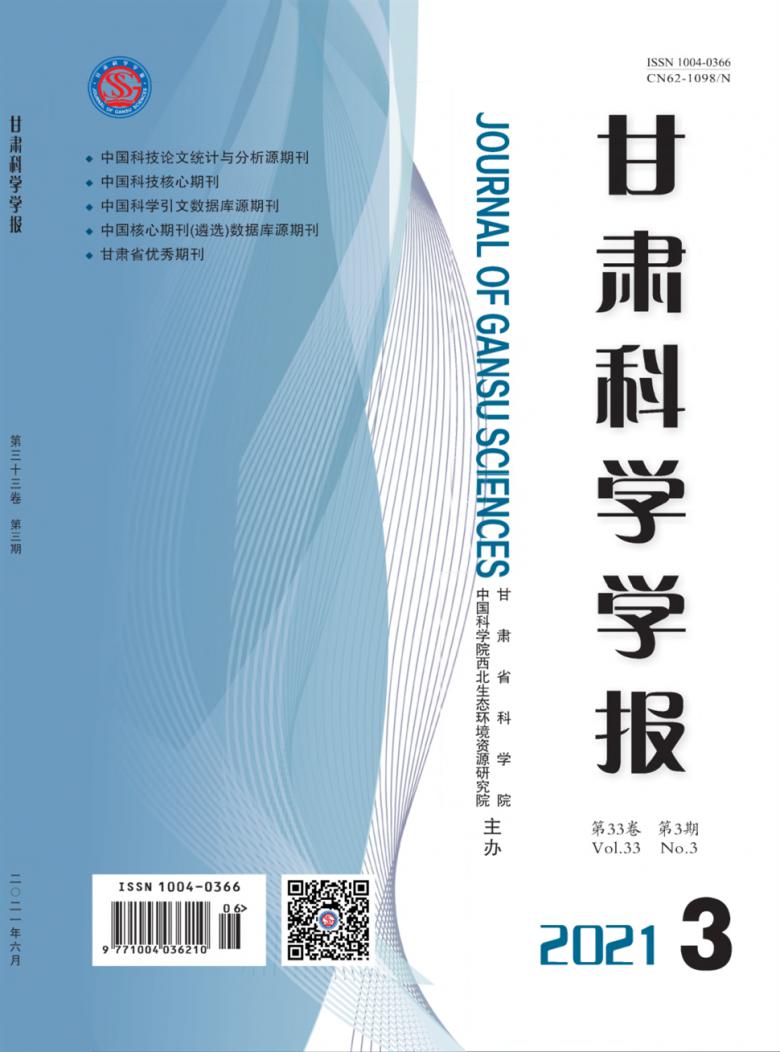 甘肃科学学报杂志
